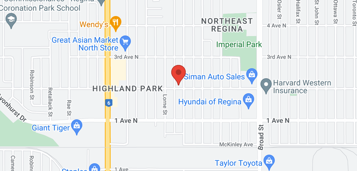 map of 2220 2nd AVE N